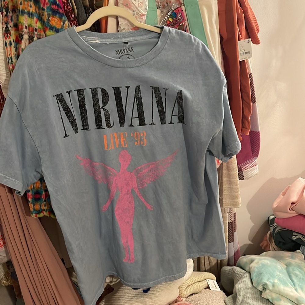 💕 NIRVANA Tee XL Live ‘93 🕊️